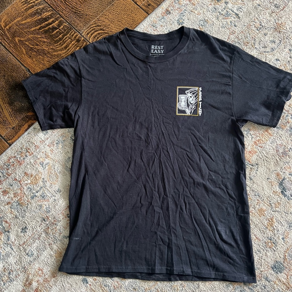 Black Graphic T-Shirt for Men